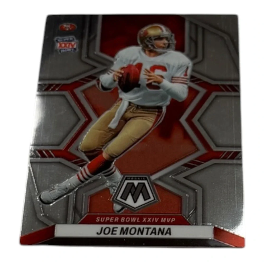 2022 Panini Mosaic Football Joe‎ Montana San Francisco 49ers Card No 296 SB MVP